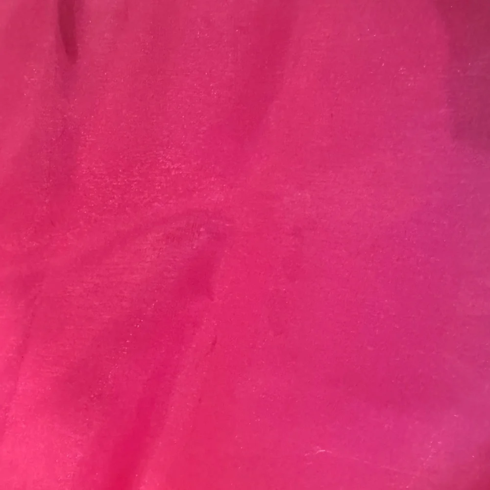 Vintage 80s Hot Pink Prom Formal Dress with Lace and Puff Sleeves Size 2 - Picture 7 of 10